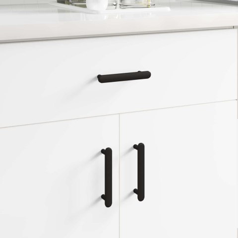 UCHWYT DO SZAFKI 12 SZT. CZARNY 121X16.6X28.3MM ŻELAZO