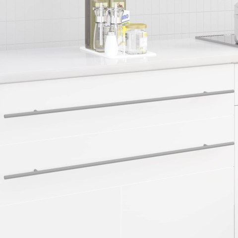 UCHWYT DO SZAFKI 12 SZT. SREBRNY 900MM STAL NIERDZEWNA