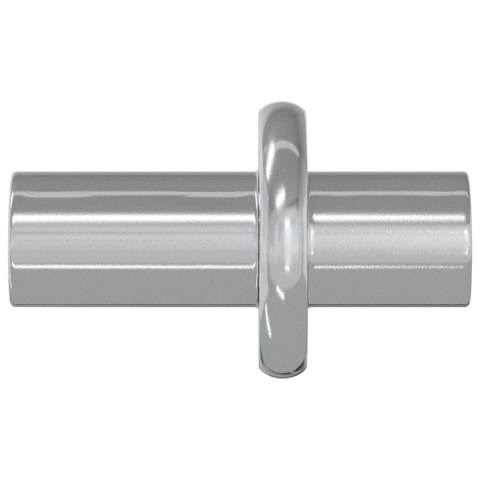 WIESZAK NA PÓŁKI 4500 SZT. SREBRNY 8,6X8,6X14,6MM STAL