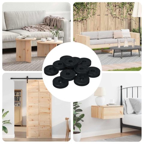 ODPOWIEDNI DO PODKŁADKI PŁASKIEJ 36000 SZT. CZARNY ∅15X3MM