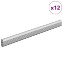 DRĄŻEK DO SZAFY 12 SZT. SREBRNY 764X15X29MM STOP ALUMINIUM