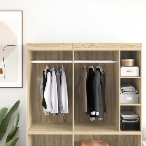 DRĄŻEK DO SZAFY 12 SZT. SREBRNY 764X15X29MM STOP ALUMINIUM