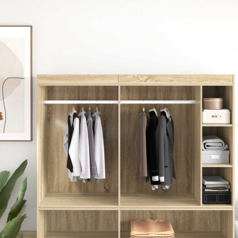 DRĄŻEK DO SZAFY 12 SZT. SREBRNY 764X15X29MM STOP ALUMINIUM