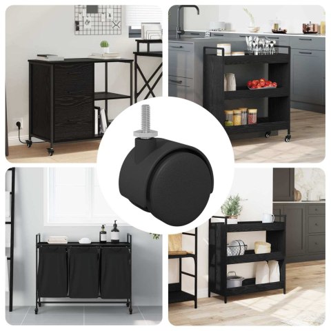 KÓŁKA 12 SZT. CZARNY 40,1X37,8MM PP I ŻELAZO