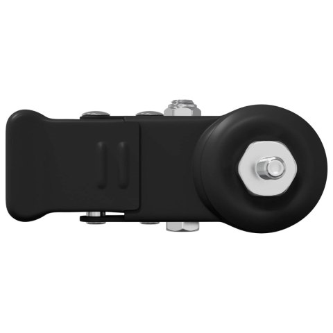 KÓŁKA 12 SZT. CZARNY 40,4X40,4X19,7MM ŻELAZO I NYLON