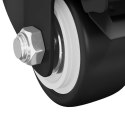 KÓŁKA 12 SZT. CZARNY 40,4X40,4X19,7MM ŻELAZO I NYLON