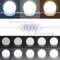 LUSTROWE ŚWIATŁA ZE LED LIGHTS 12 SZT. BIAŁY 4.5X4.5X4.8CM