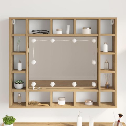 LUSTROWE ŚWIATŁA ZE LED LIGHTS 2 SZT. BIAŁY 4.5X4.5X4.8CM