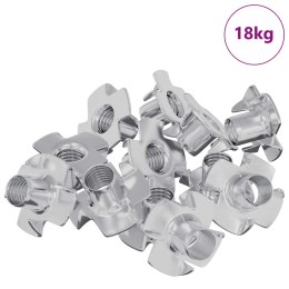 NAKRĘTKA T-Z Z ZĄBKAMI 7200 SZT. SREBRNY M6MM STAL