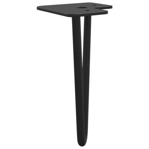 NOGA MEBLOWA 12 SZT. CZARNY 54.1X54.1X100MM ŻELAZO