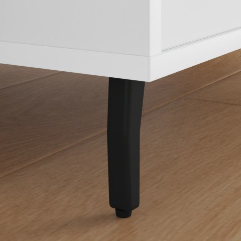 NOGI STOJĄCE 12 SZT. CZARNY 40X40X100MM ŻELAZO