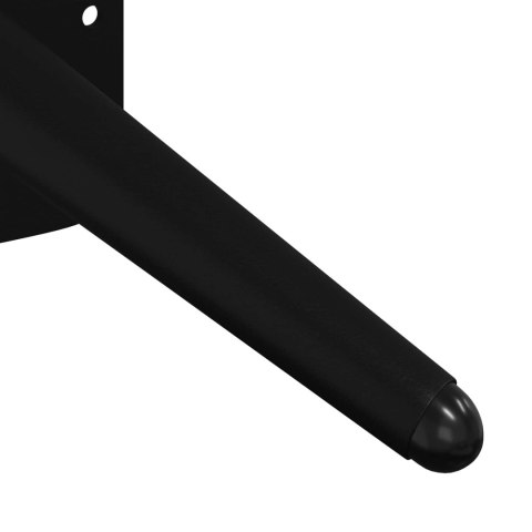 NOGI STOJĄCE 12 SZT. CZARNY 56X56X100MM ŻELAZO
