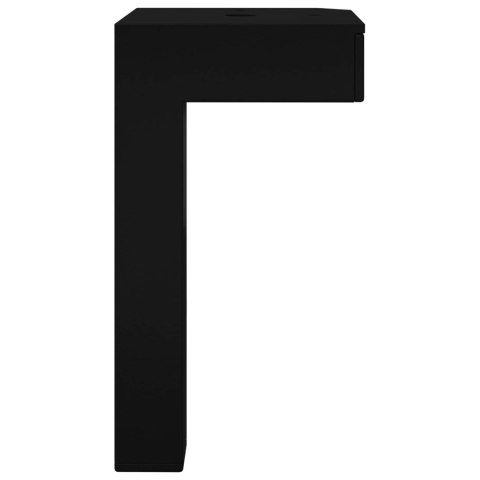 NOGI MEBLOWE DO MEBLI STOJĄCE 12 SZT. CZARNY 57X57X100MM ŻELAZO