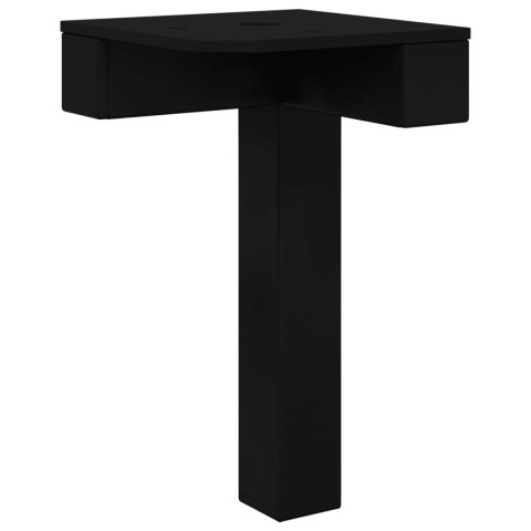 NOGI MEBLOWE DO MEBLI STOJĄCE 12 SZT. CZARNY 57X57X100MM ŻELAZO