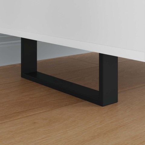 NÓŻKI MEBLOWE 12 SZT. CZARNY 281X40,5X100MM ŻELAZO