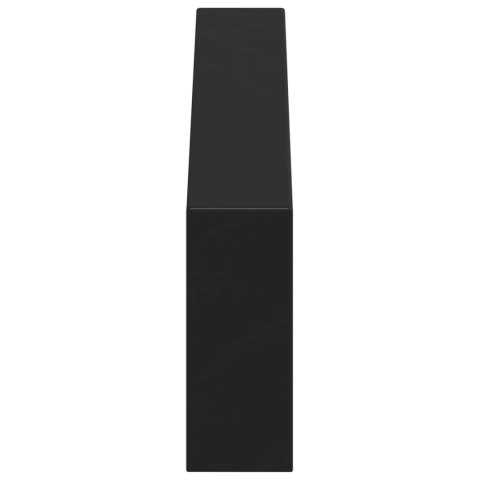 NÓŻKI MEBLOWE 12 SZT. CZARNY 311X40,5X100MM ŻELAZO