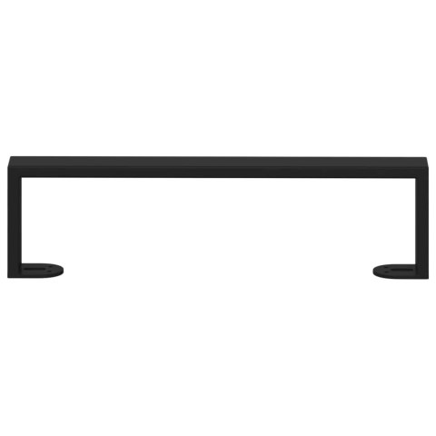 NÓŻKI MEBLOWE 12 SZT. CZARNY 376X40,5X100MM ŻELAZO