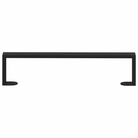 NÓŻKI MEBLOWE 12 SZT. CZARNY 436X40,5X100MM ŻELAZO