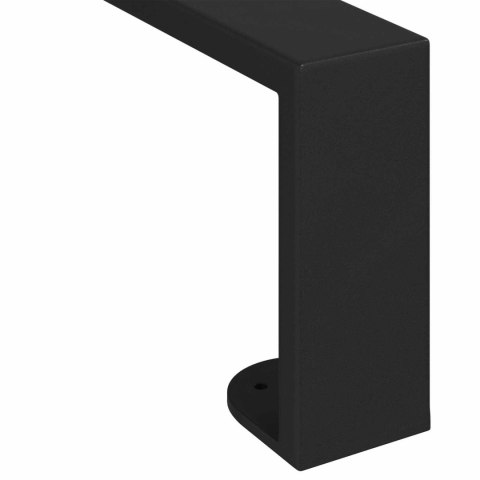 NÓŻKI MEBLOWE 12 SZT. CZARNY 436X40,5X100MM ŻELAZO