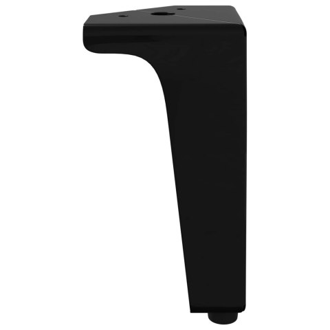 NÓŻKI MEBLOWE 12 SZT. CZARNY 54,1X54,1X100MM ŻELAZO