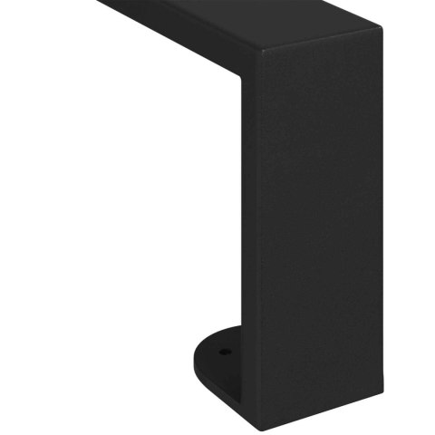 NÓŻKI MEBLOWE 12 SZT. CZARNY 546X40,5X100MM ŻELAZO