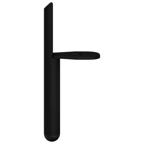 NÓŻKI MEBLOWE 12 SZT. CZARNY 66X36X160MM ŻELAZO