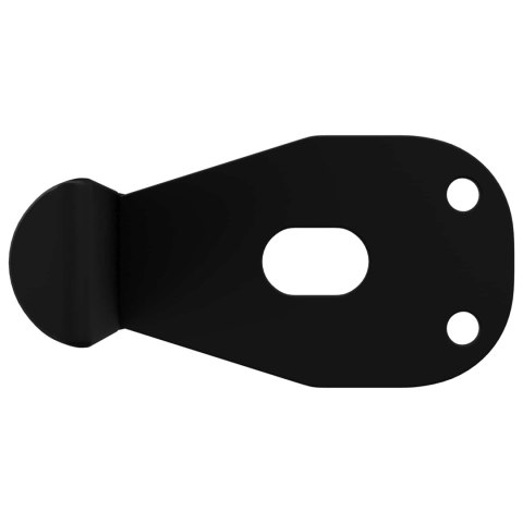 NÓŻKI MEBLOWE 12 SZT. CZARNY 66X36X160MM ŻELAZO