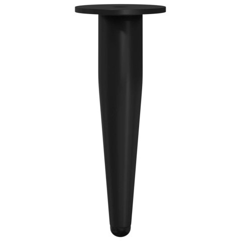 NÓŻKI MEBLOWE 12 SZT. CZARNY Ø 40X98MM ŻELAZO