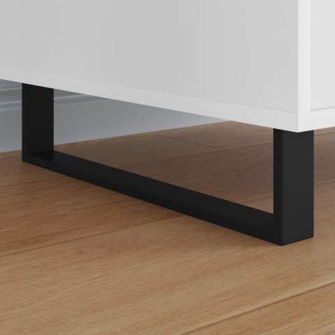 NÓŻKI MEBLOWE 2 SZT. CZARNY 436X40,5X100MM ŻELAZO