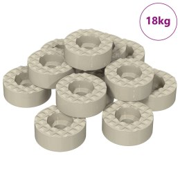 OSŁONY NÓG KRZESŁA 18000 SZT. PRZEZROCZYSTY Ø 15X16MM PVC
