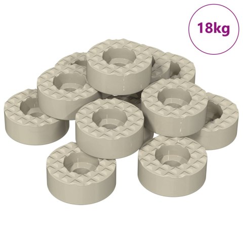 OSŁONY NÓG KRZESŁA 18000 SZT. PRZEZROCZYSTY Ø 15X16MM PVC