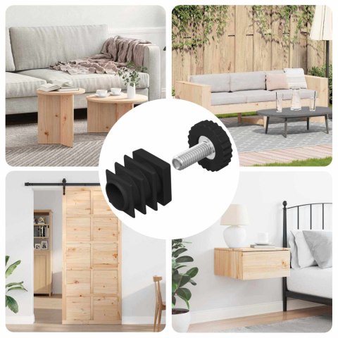 POZIOMICE MEBLOWE Z REGULACJĄ 1895 SZT. CZARNY PP