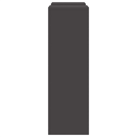 STOJAK NA ROŚLINY 2 SZT. CZARNY 24X24X75CM STAL