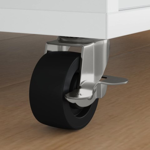 WÓZEK 12 SZT. CZARNO-SREBRNY 50,7X50,7X24,4MM