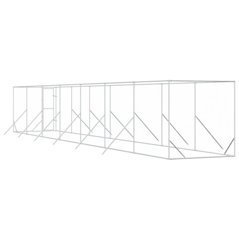 KOJEC ZEWNĘTRZNY DLA PSA 2X14X2M STAL GALWANIZOWANA