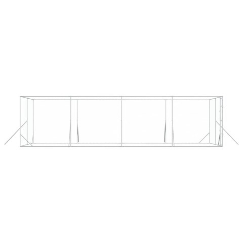 KOJEC ZEWNĘTRZNY DLA PSA 4X8X2M STAL GALWANIZOWANA