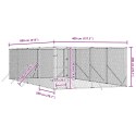 KOJEC ZEWNĘTRZNY DLA PSA 4X8X2M STAL GALWANIZOWANA
