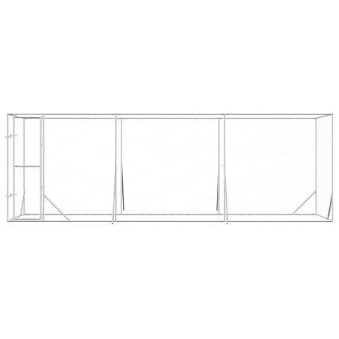 KOJEC ZEWNĘTRZNY DLA PSA 6X2X2M STAL GALWANIZOWANA