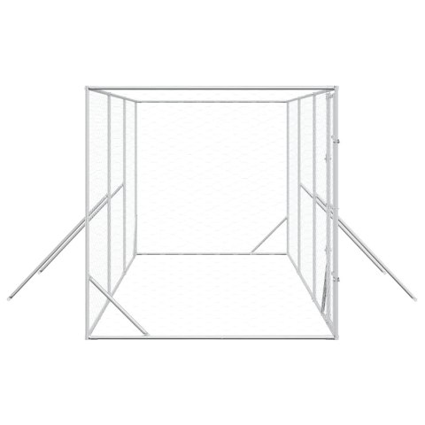 KOJEC ZEWNĘTRZNY DLA PSA 6X2X2M STAL GALWANIZOWANA