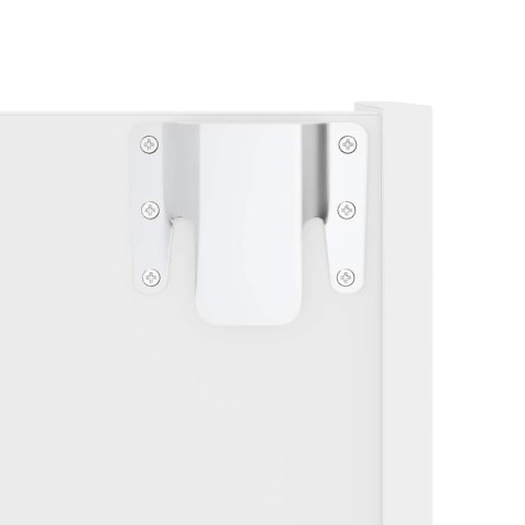 PÓŁKI ŚCIENNE NA BUTY 2 SZT. BIAŁE 60X18X90CM