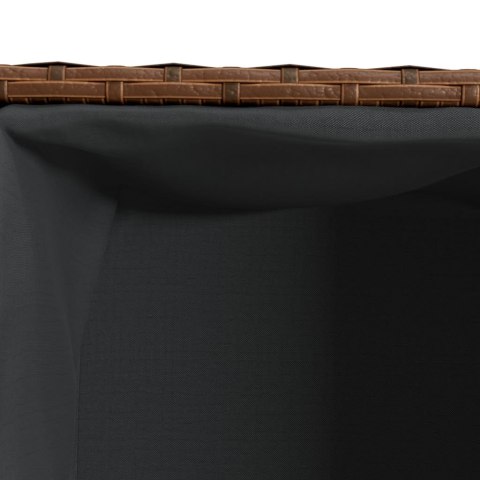 DONICE OGRODOWE Z 2 WKŁADAMI 2 SZT. BRĄZOWE 72X30X32CM