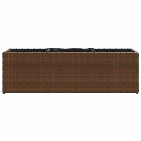 DONICE OGRODOWE Z 3 WKŁADAMI 2 SZT. BRĄZOWE 105X30X32CM