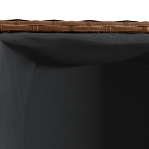 DONICA OGRODOWA OGRODOWA Z 2 WKŁADAMI BRĄZ 72X30X32CM