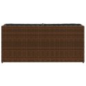 DONICA OGRODOWA OGRODOWA Z 2 WKŁADAMI BRĄZOWA 90X20X40CM RATTAN PE