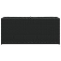 DONICA OGRODOWA OGRODOWA Z 2 WKŁADAMI CZARNA 90X20X40CM POLIRATTAN