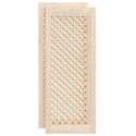 DRZWICZKI DO SZAFKI Z KRATKĄ 2 SZT. 39,5X99CM SOSNOWE
