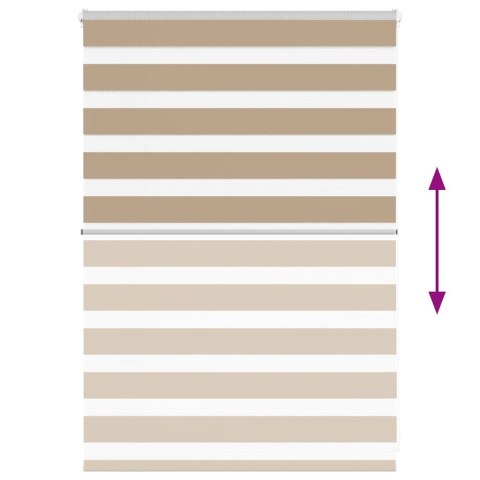 ROLETA ZEBRA 115X100CM SZEROKOŚĆ TKANINY 110,9CM POLIESTER