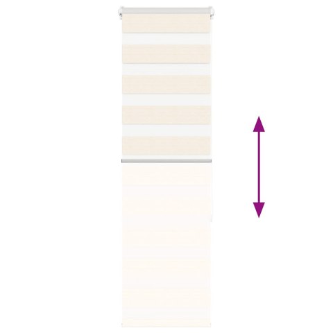 ROLETA ZEBRA 40X150CM SZEROKOŚĆ TKANINY 35,9CM POLIESTER