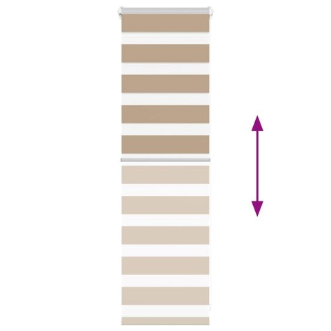 ROLETA ZEBRA 50X100CM SZEROKOŚĆ TKANINY 45,9CM POLIESTER