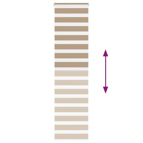 ROLETA ZEBRA 55X230CM SZEROKOŚĆ TKANINY 50,9CM POLIESTER